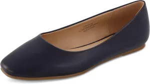 CUSHIONAIRE Women's Skipper Flat with  Memory Foam, Wide Widths Available