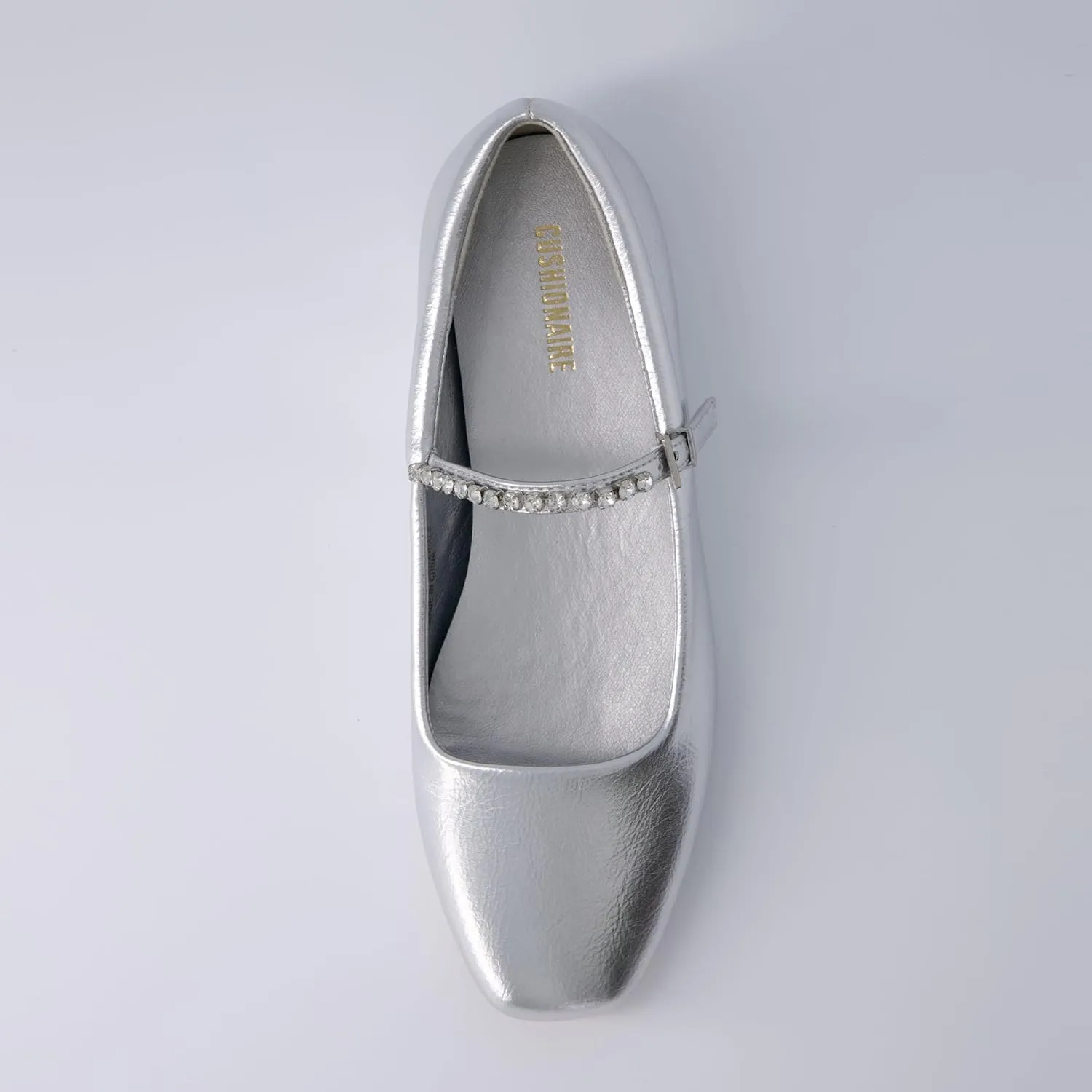 CUSHIONAIRE Women's Sleeper Mary Jane Flat with  Memory Foam and Wide Widths Available