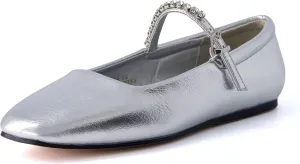 CUSHIONAIRE Women's Sleeper Mary Jane Flat with  Memory Foam and Wide Widths Available