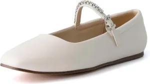 CUSHIONAIRE Women's Sleeper Mary Jane Flat with  Memory Foam and Wide Widths Available