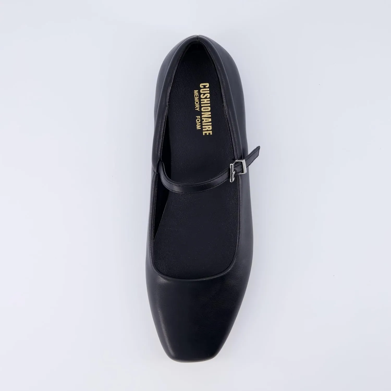 CUSHIONAIRE Women's Sleeper Mary Jane Flat with  Memory Foam and Wide Widths Available