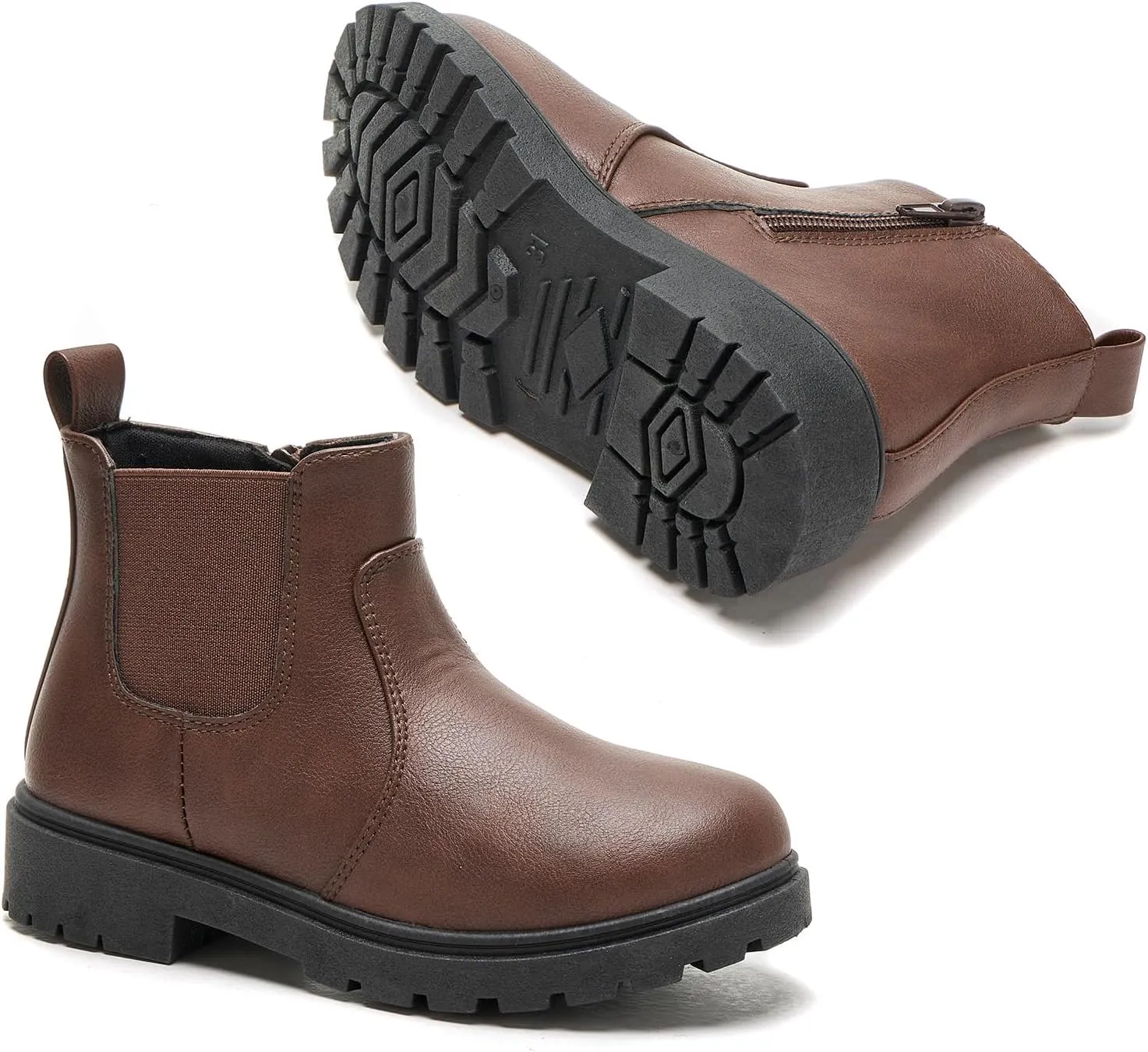 Daclay Girls' Boots Children's Boots Outdoor Boots Girls' Plush Short Boots Boys' boots