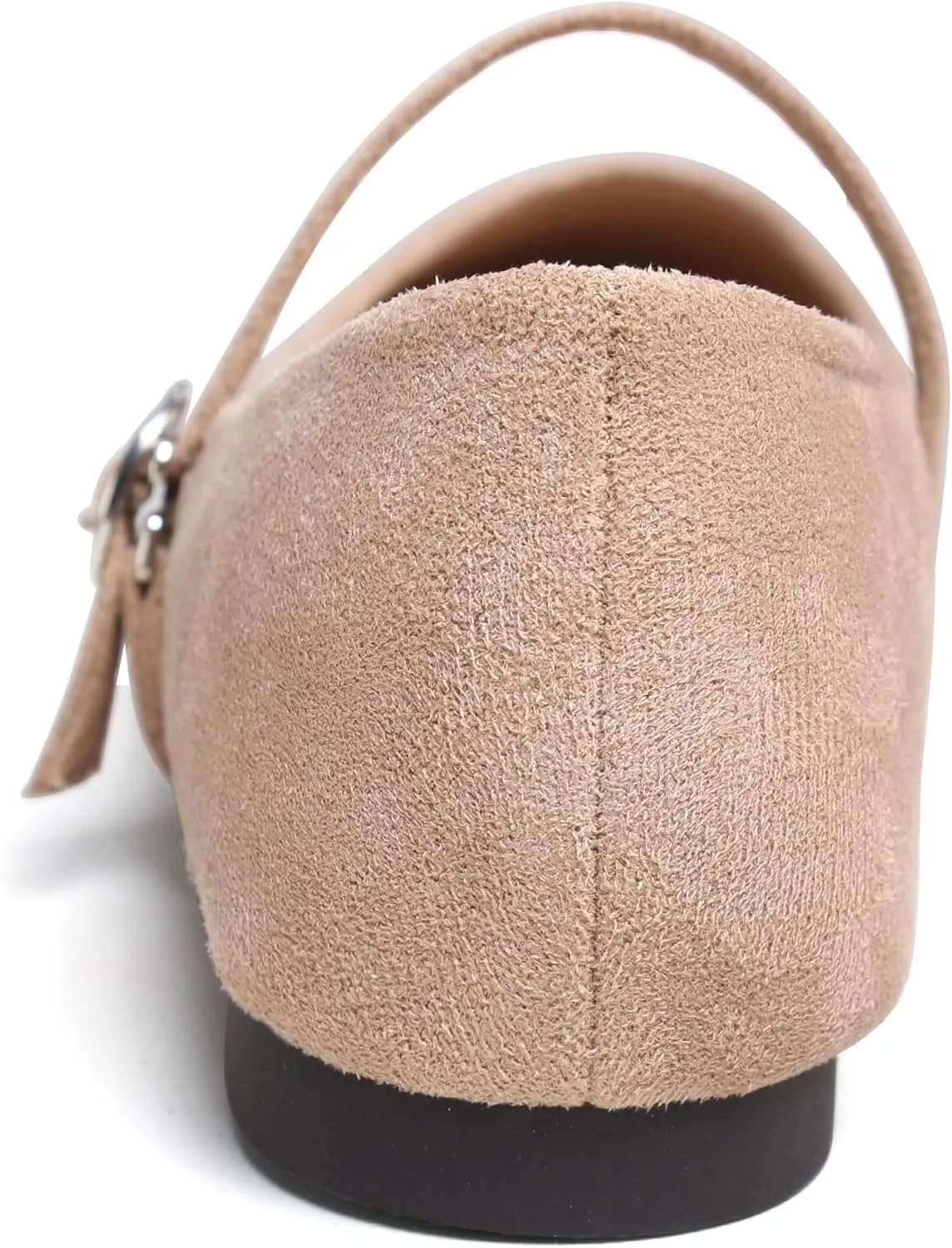 Dear Time Women's Comfortable Mary Jane Flats Soft Flats Square Toe Casual Ballet Flats with Ankle Strap