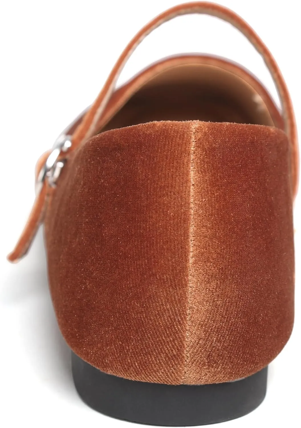 Dear Time Women's Comfortable Mary Jane Flats Soft Flats Square Toe Casual Ballet Flats with Ankle Strap