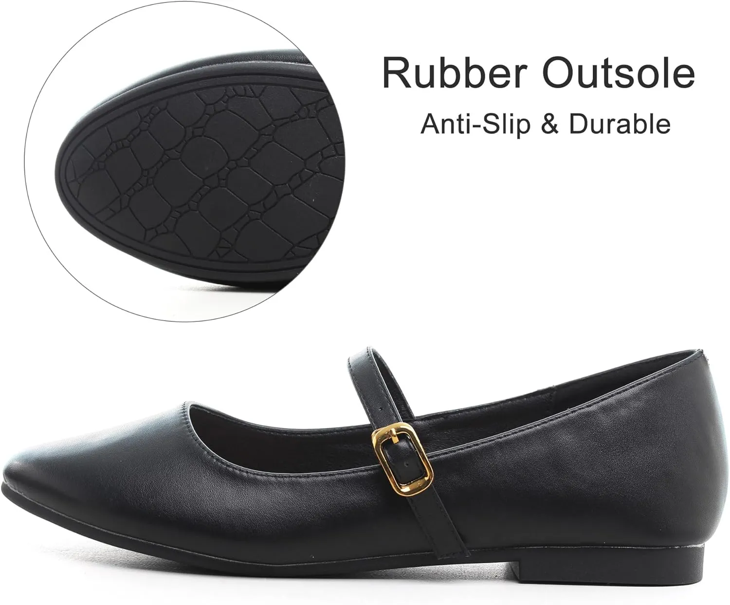 Dear Time Women's Flat Mary Jane Shoes Ankle Strap Round Toe Chinese Style Ballet Flats Casual Walking Shoes