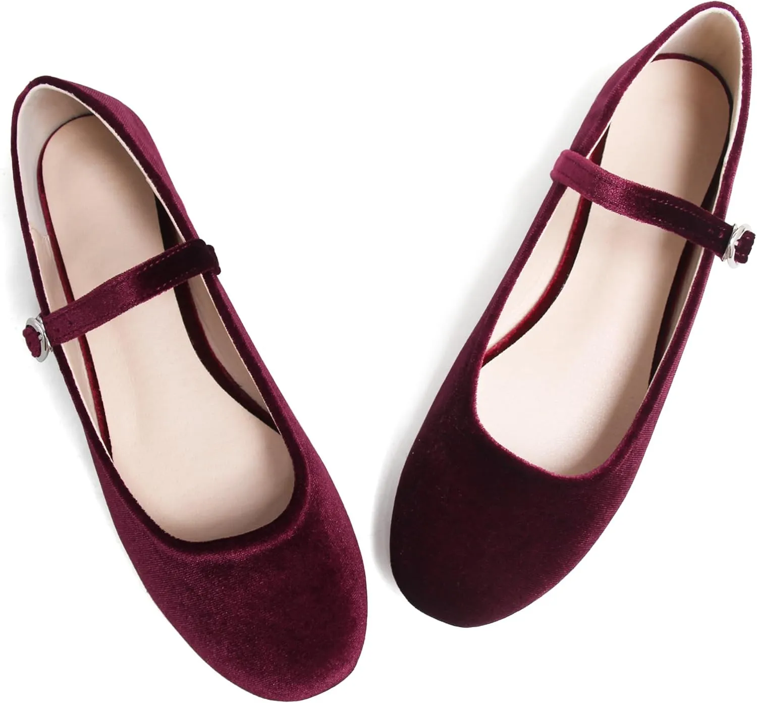 Dear Time Women's Square Toe Ballet Flats Elegant Comfortable Mary Jane Flats Dress Flats Shoes