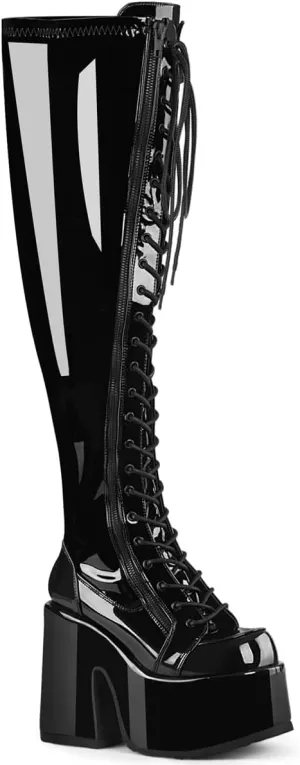Demonia Women's Camel-300WC Knee-high Boots