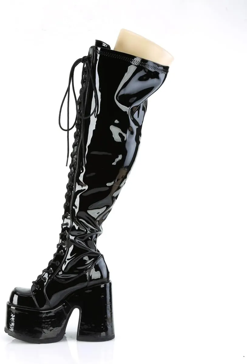 Demonia Women's Camel-300WC Knee-high Boots