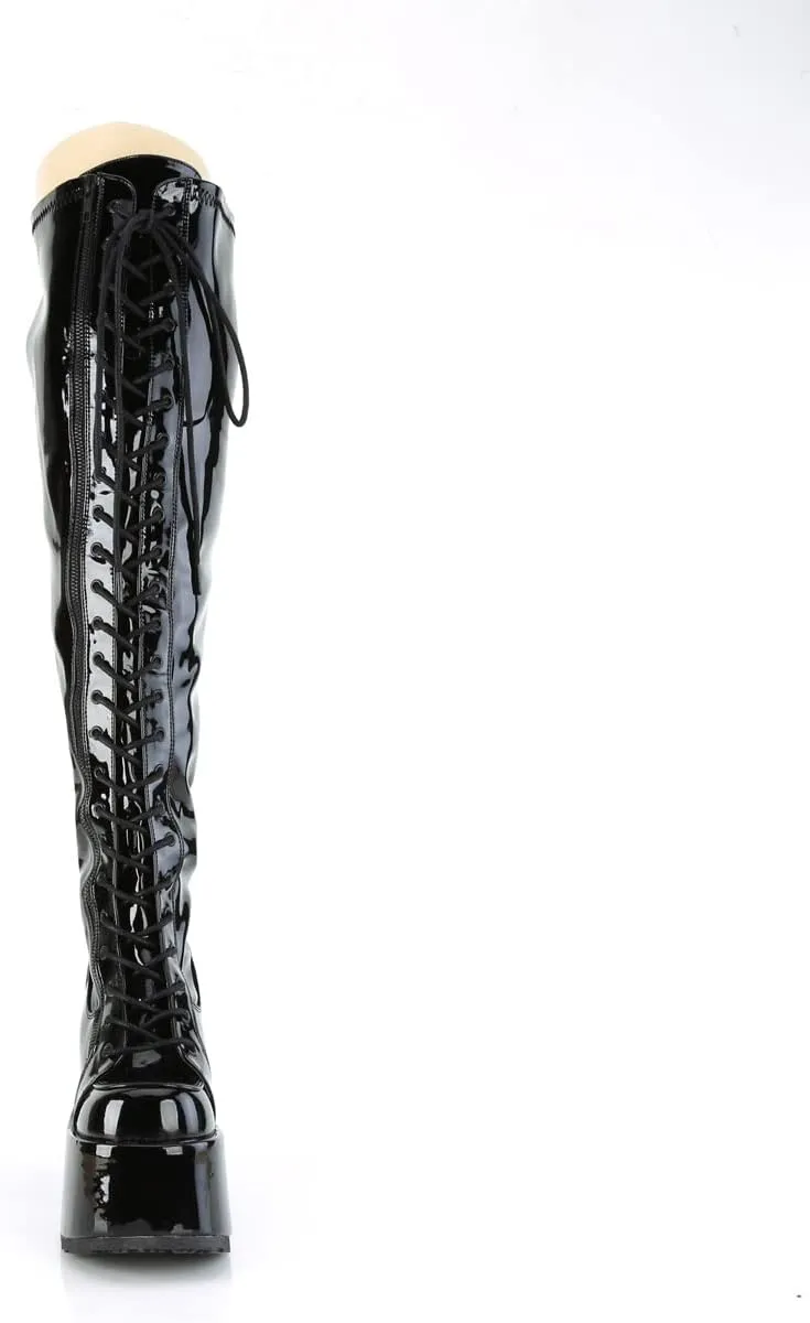 Demonia Women's Camel-300WC Knee-high Boots