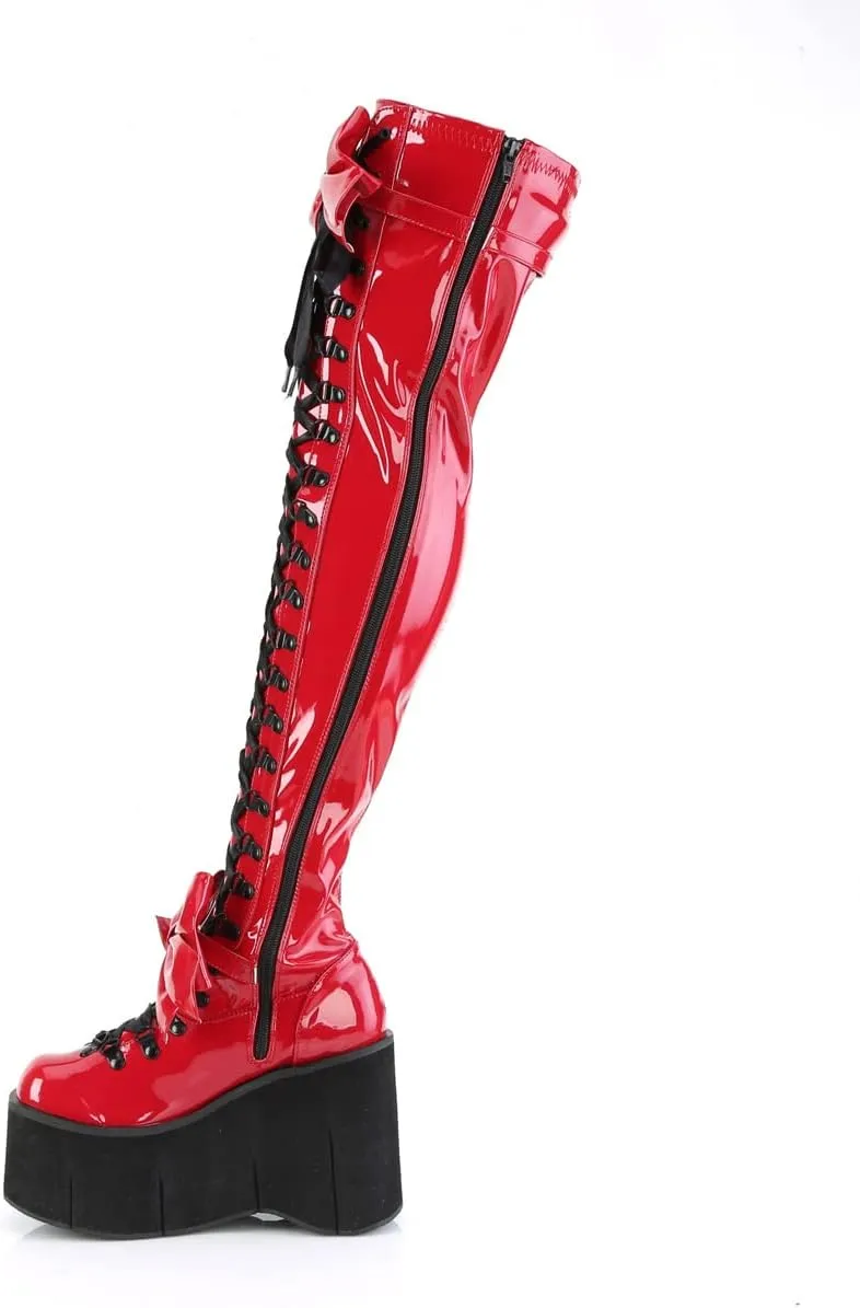 Demonia Women's Kera-303 Thigh-high Boots