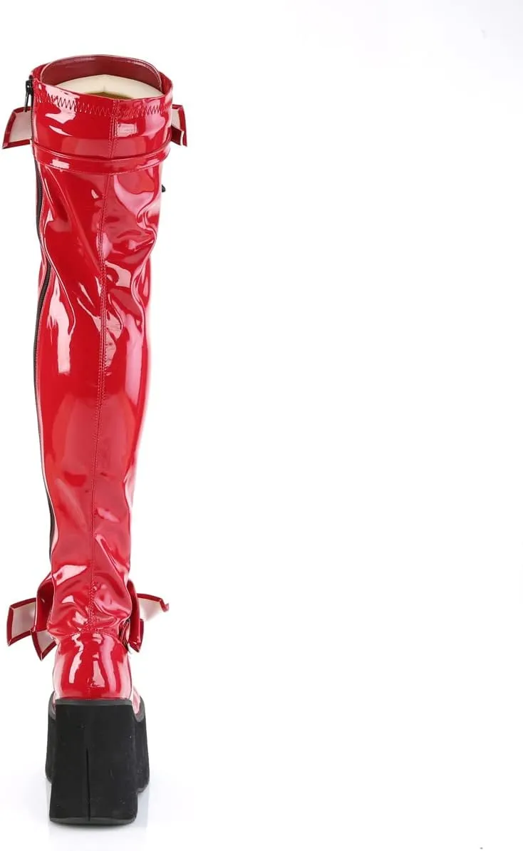 Demonia Women's Kera-303 Thigh-high Boots