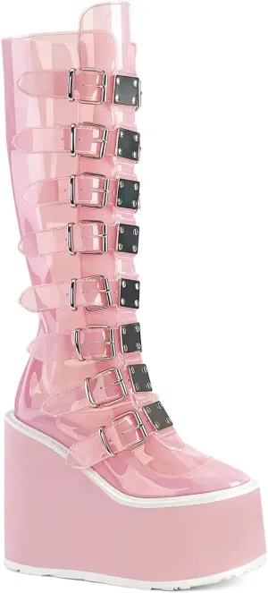 Demonia Women's Swing-815C Knee-high Boots
