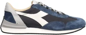 Diadora Mens Equipe Mad Nubuck Sw Lace Up Sneakers Shoes Casual - Blue