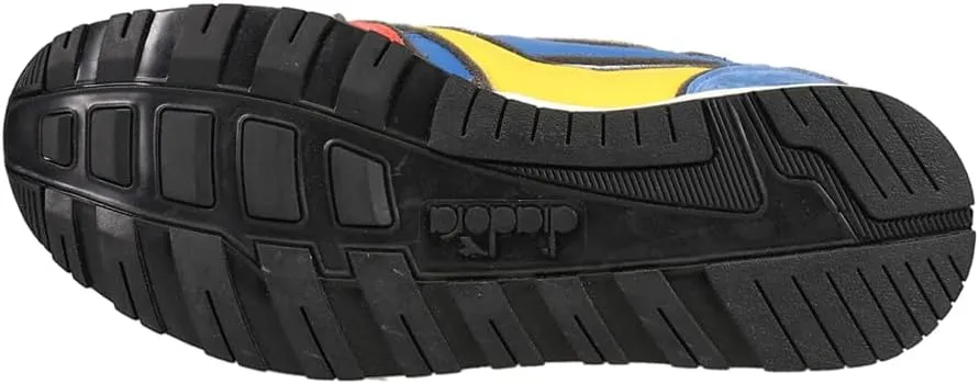 Diadora Mens N9000 Dessau Lace Up Sneakers Shoes Casual - Blue, Orange, Yellow