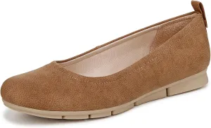 Dr. Scholl's Womens Timeless Ballet Flat Honey Brown 9.5 M