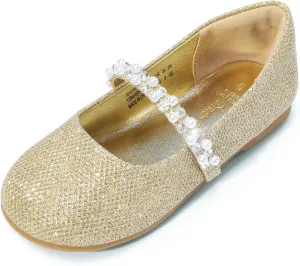 DREAM PAIRS Girls Mary Jane Dress Shoes Ballerina Flats for Wedding, Party (Toddler/Little Kid/Big Kid)