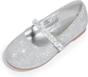 DREAM PAIRS Girls Mary Jane Dress Shoes Ballerina Flats for Wedding, Party (Toddler/Little Kid/Big Kid)