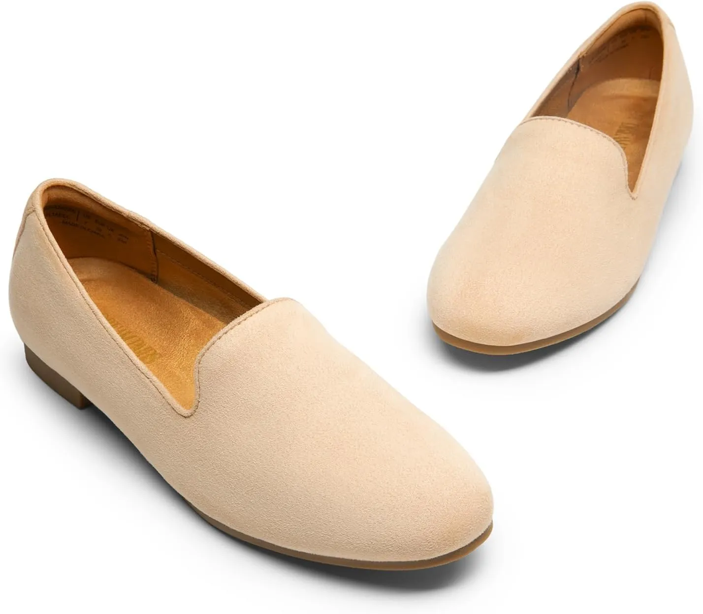 DREAM PAIRS Round Toe Flats for Women Dressy Comfortable, Slip-On Dress Business Casual Office Work Shoes for Women