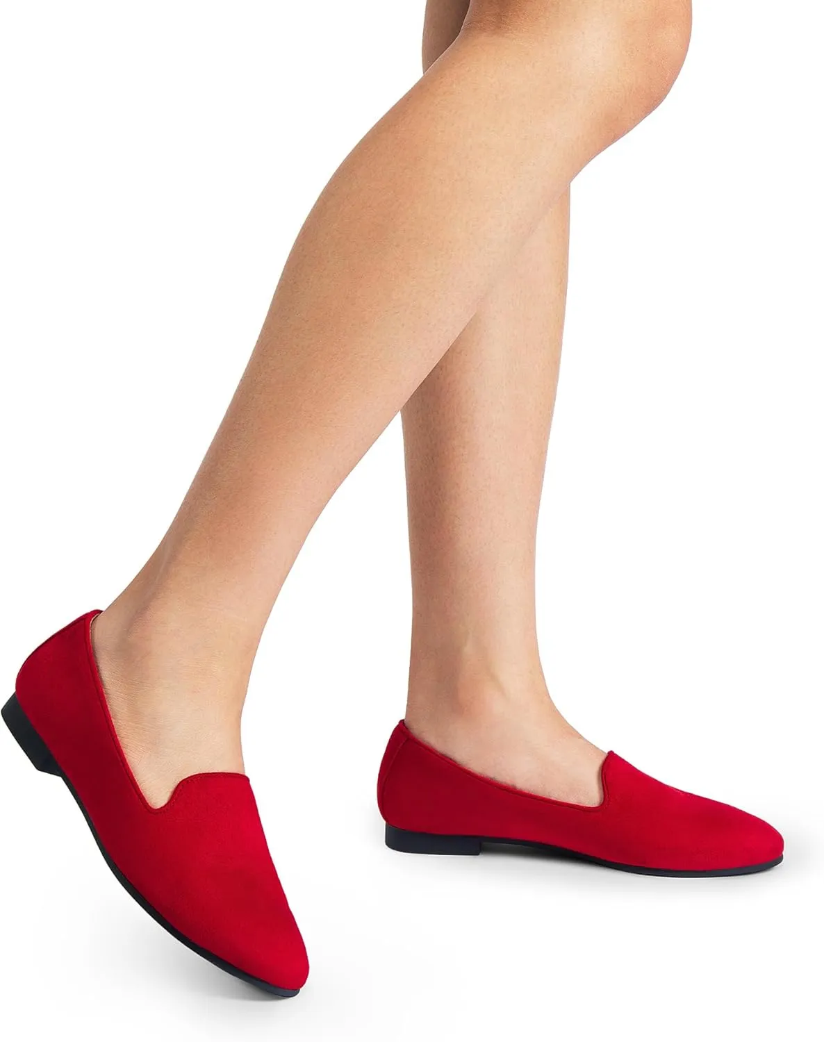 DREAM PAIRS Round Toe Flats for Women Dressy Comfortable, Slip-On Dress Business Casual Office Work Shoes for Women