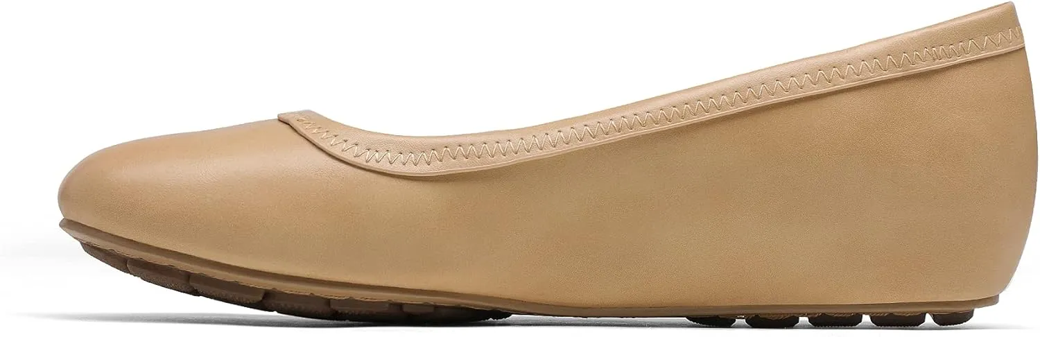 DREAM PAIRS Women's Ballet Flats Comfortable Dressy Work Low Wedge Arch Support Flats Shoes