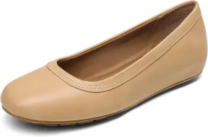 DREAM PAIRS Women's Ballet Flats Comfortable Dressy Work Low Wedge Arch Support Flats Shoes