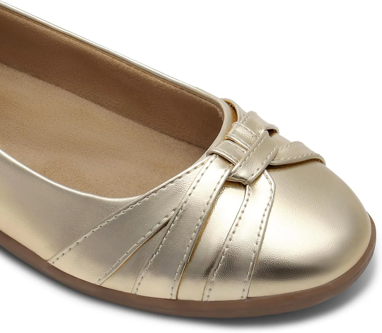 DREAM PAIRS Women’s Ballet Flats, Comfortable Round Toe Slip on Dressy Work Office Shoes with Arch Support