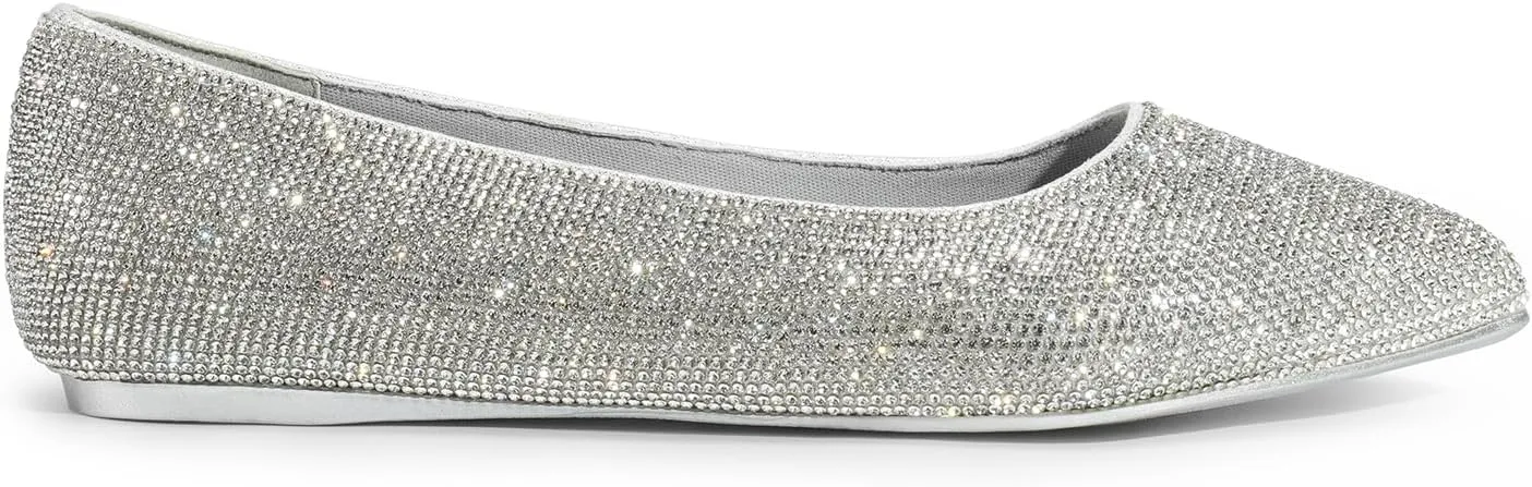 DREAM PAIRS Women's Dress Pointed Toe Flats Ballet Comfort Soft Slip On Casual Flat Shoes for Work Office Business