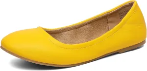 DREAM PAIRS Women's Sole-fina Solid Plain Walking Classic Ballet Flats Shoes