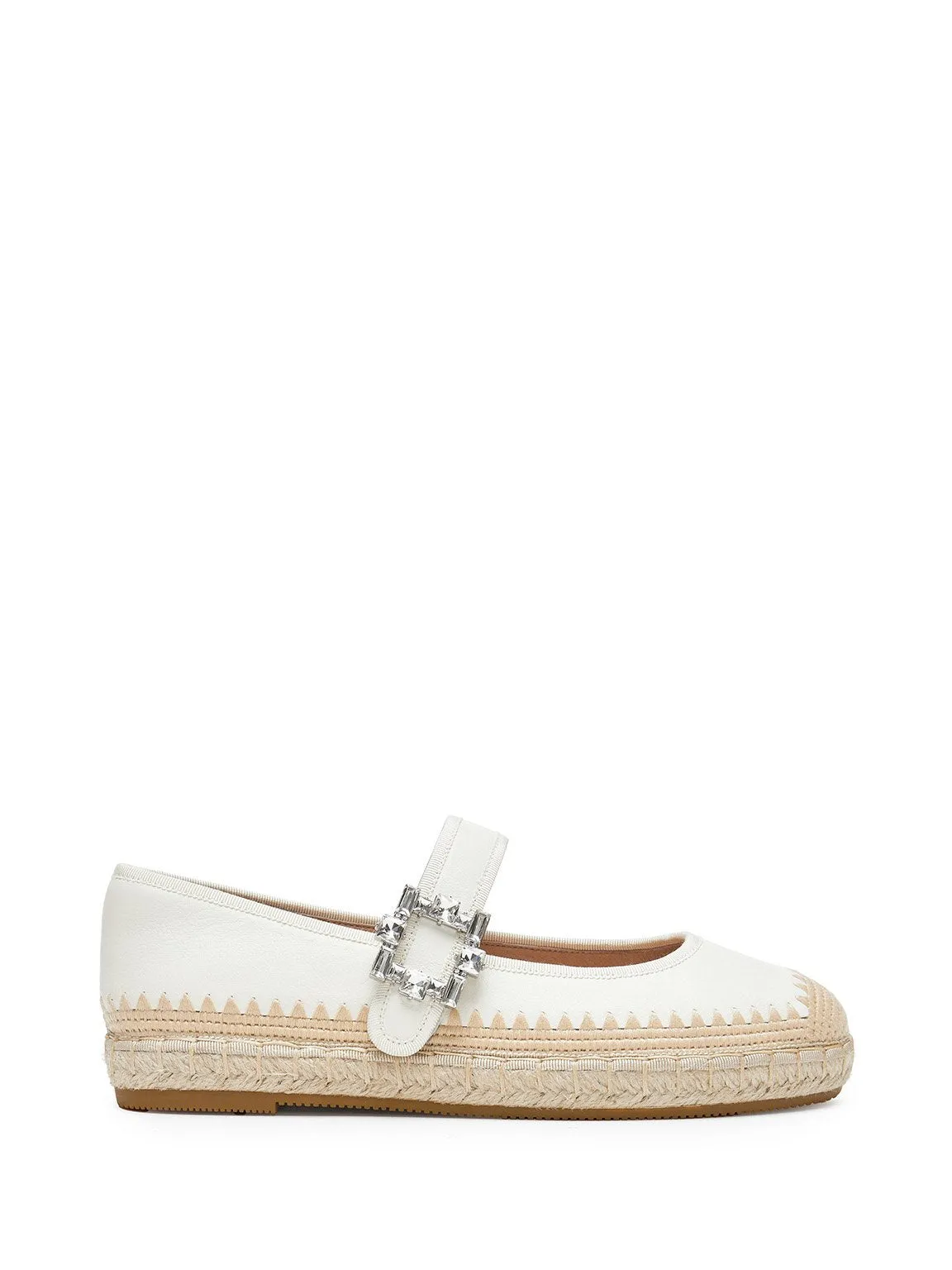 Embellished Mary Jane Espadrilles