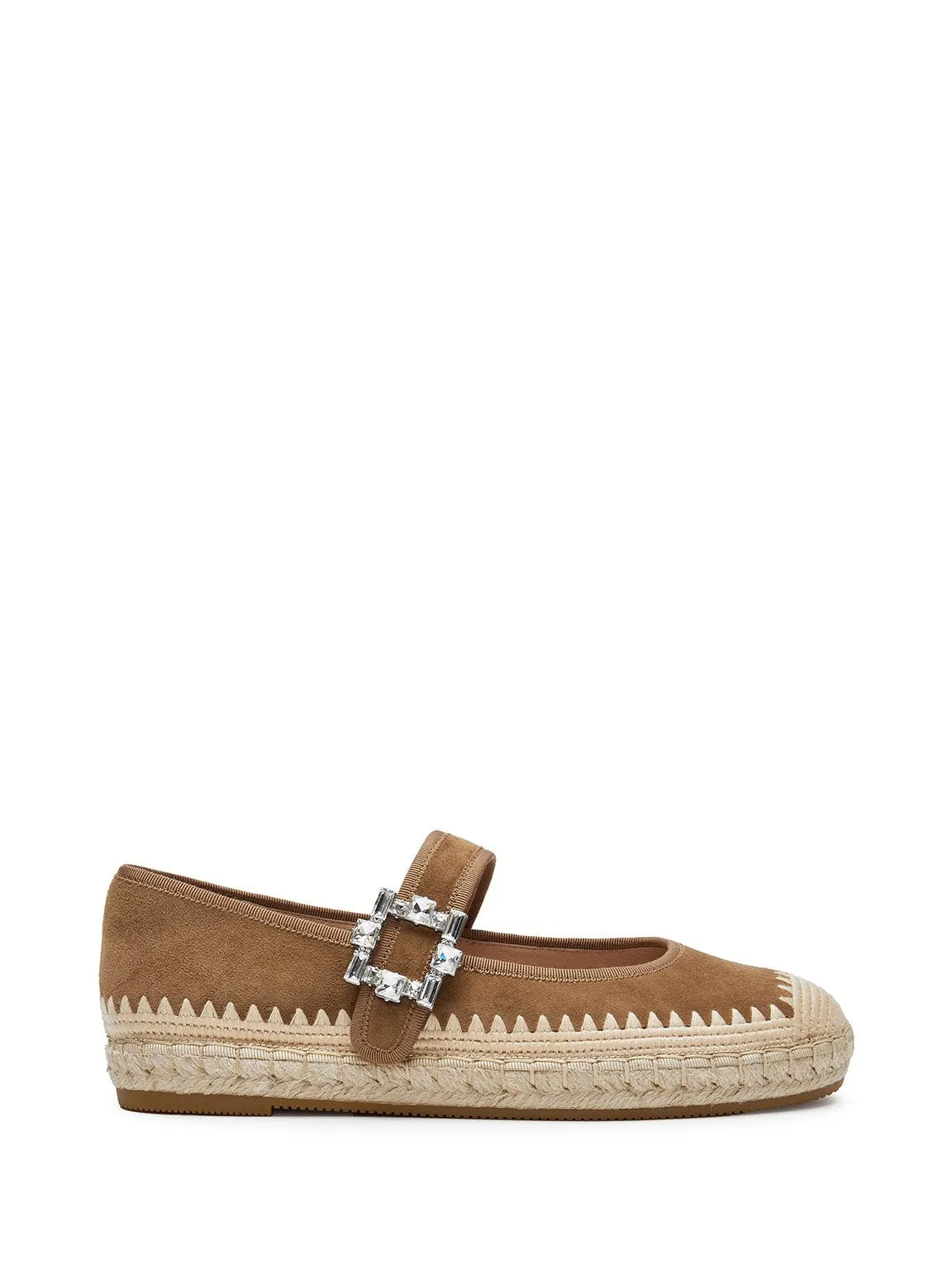 Embellished Mary Jane Espadrilles