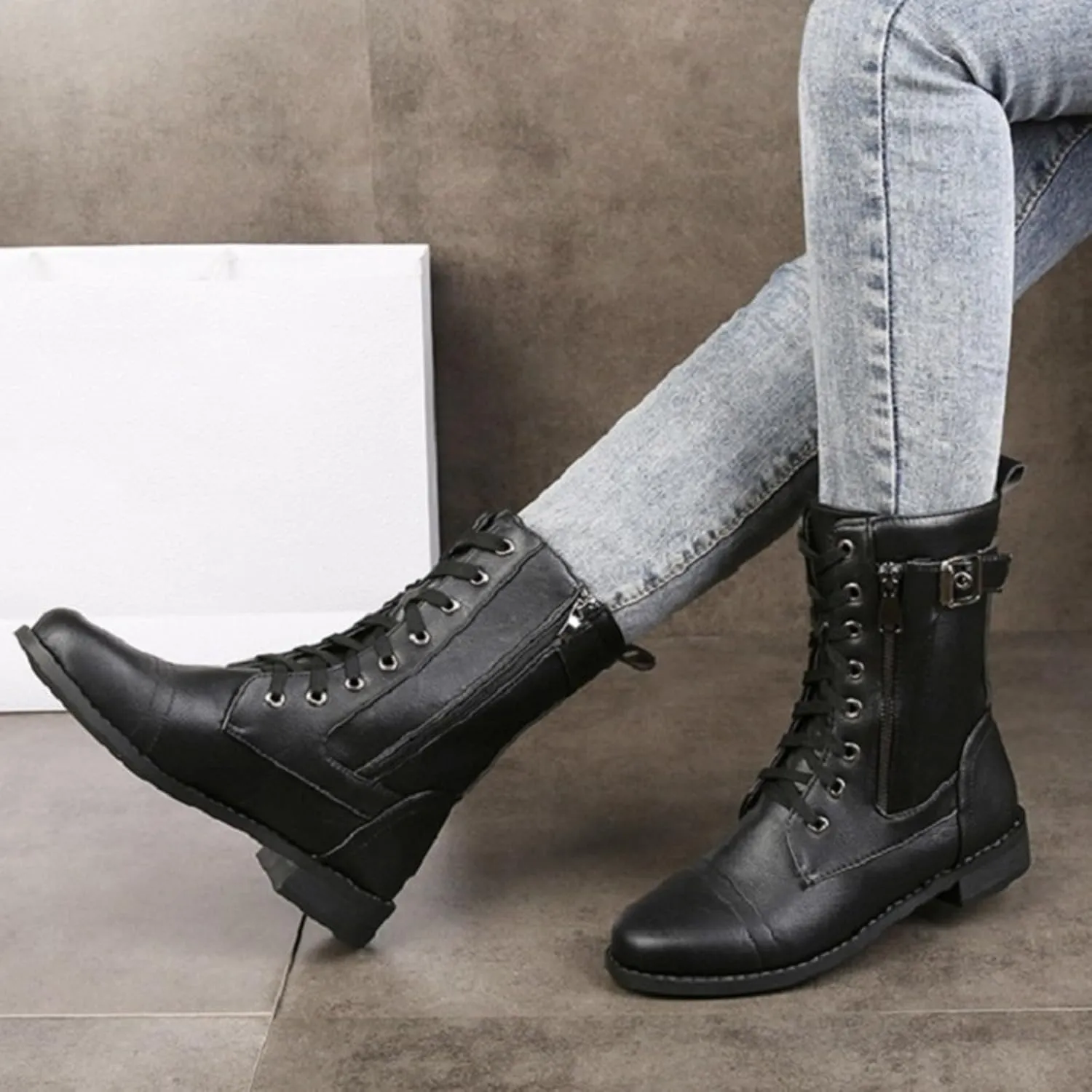 Fall Ankle Boots Heeled Ankle Boots for Women Leather Ladies Ankle Boots Low Heel Women's Low Heel 2024 Ankle Boots Winter Shoes Wide Ankle Boots for Men Womens Size 12 Ankle Boots