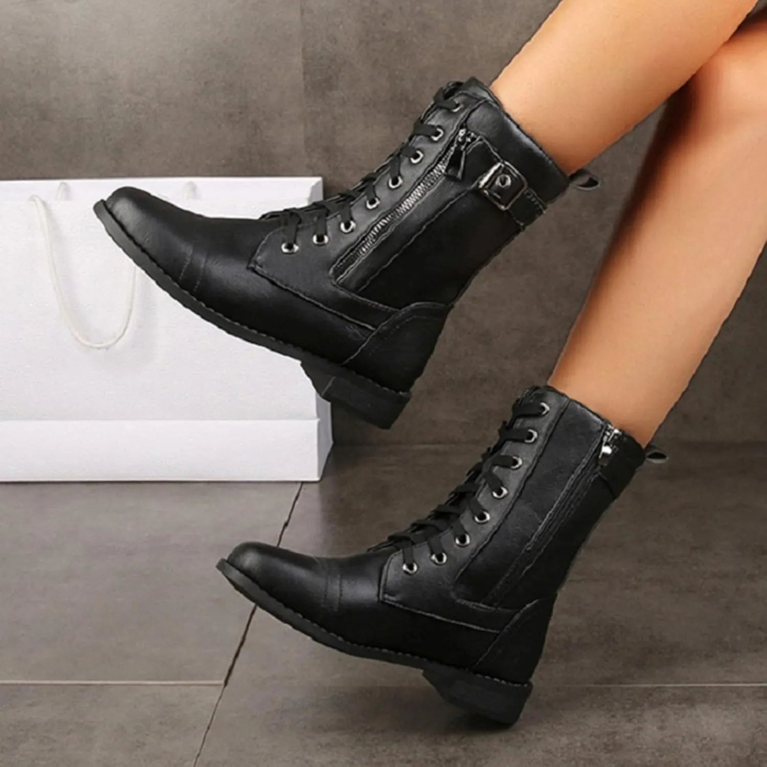 Fall Ankle Boots Heeled Ankle Boots for Women Leather Ladies Ankle Boots Low Heel Women's Low Heel 2024 Ankle Boots Winter Shoes Wide Ankle Boots for Men Womens Size 12 Ankle Boots