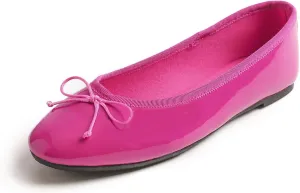 FEVERSOLE Women's Bling Soft Cushioned Comfort Flats Sparkle Party Ballets