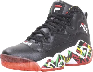 Fila Men's MB Sneakers High Top Black/Jelly Bean/Lemon Sz. 10 1BM01264