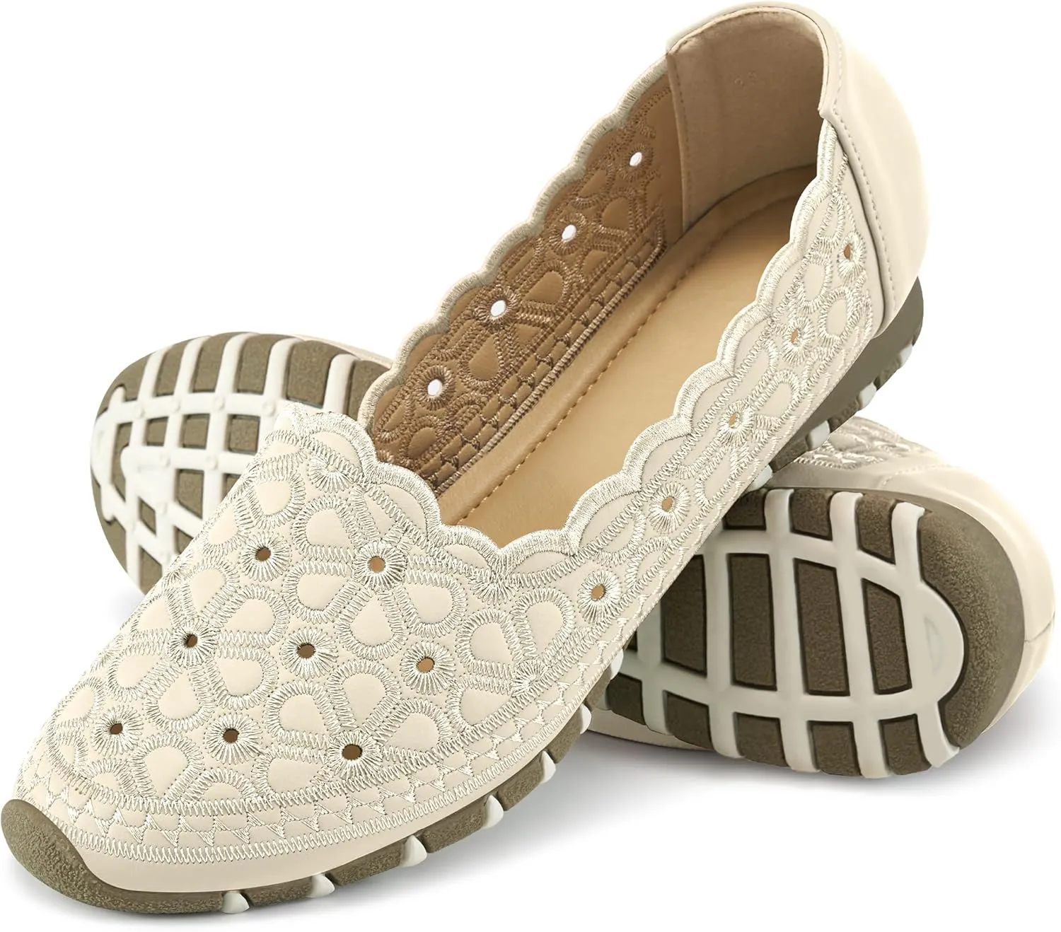 Flats for Women Dressy Comfortable: Closed Toe Dress Ballet Flats Slip on Round Toe Comfort Womens Shoes Work