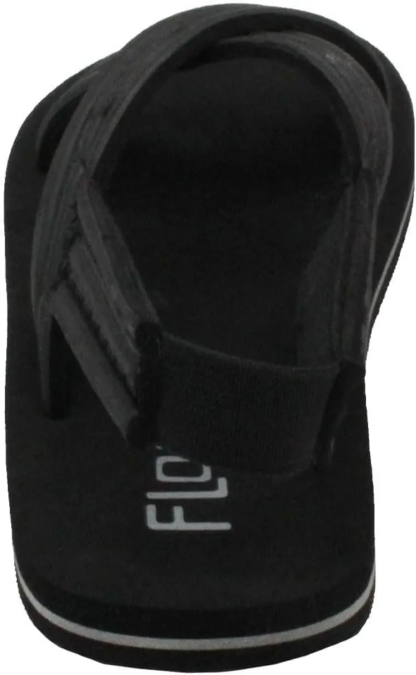 Flojos Originals Kid's Sandal, Embossed Eva Criss Cross Strap W/Ankle Straps
