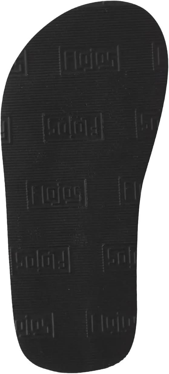 Flojos Originals Kid's Sandal, Embossed Eva Criss Cross Strap W/Ankle Straps