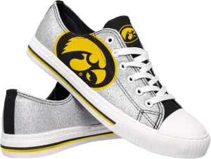 FOCO womens Ncaa College Team Logo Fashion Low Top Canvas Sneakers Shoes