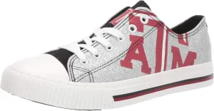 FOCO womens Ncaa College Team Logo Fashion Low Top Canvas Sneakers Shoes