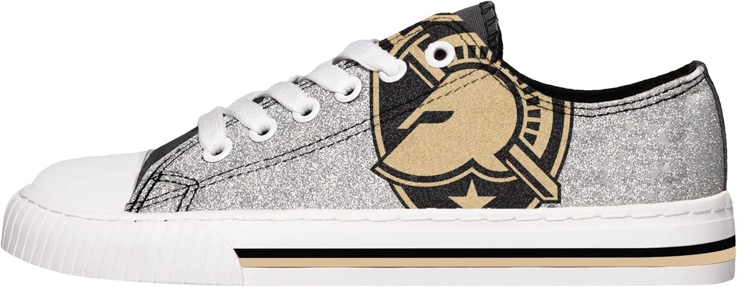 FOCO womens Ncaa College Team Logo Fashion Low Top Canvas Sneakers Shoes