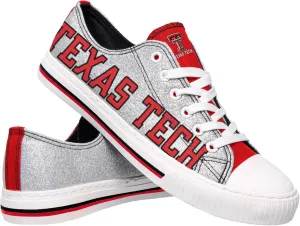 FOCO womens Ncaa College Team Logo Fashion Low Top Canvas Sneakers Shoes