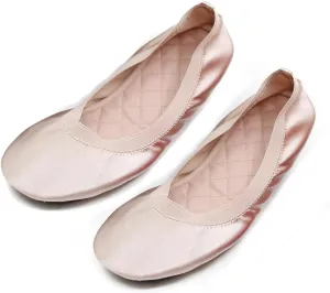 Foldable Portable Ballets Flats Shoes for Women That foldup and fit in a Bag