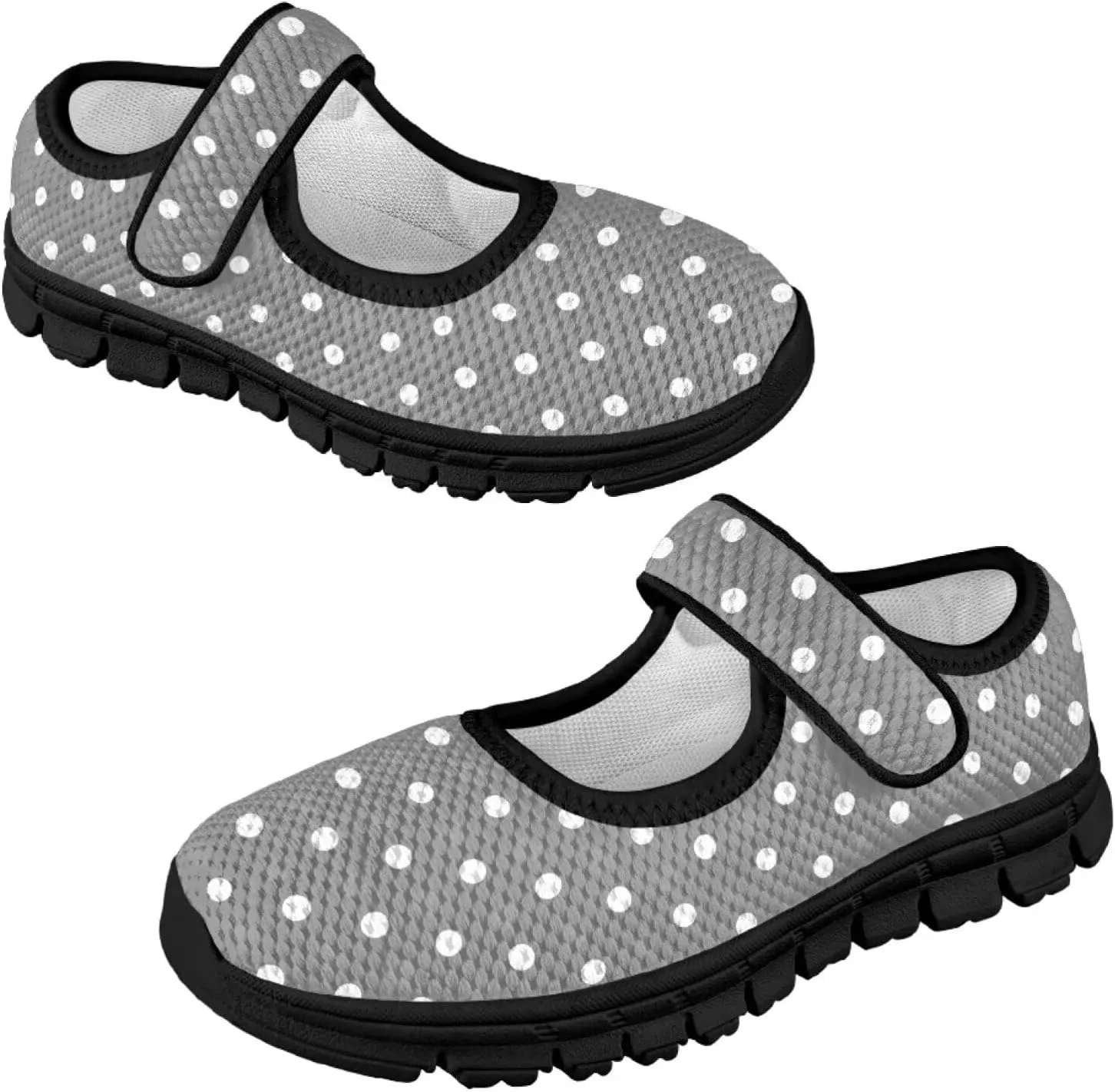Forchrinse Rainbow Girls and Toddler Mary Jane Sneakers Soft Sole Barefoot Flats Comfort School Party Play Shoes Ballet Flats for Kids Size 11-2.5