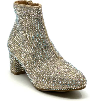 Forever Kids Rhinestone Ankle booties