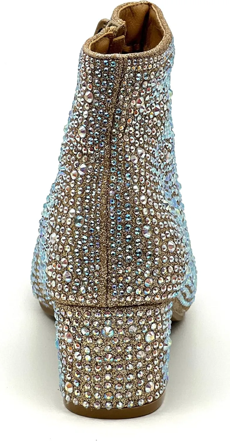 Forever Kids Rhinestone Ankle booties