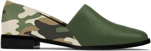 FOWT Two Tone Multicolor Penny Loafers for Women Side Cut Round Toe Driving Style Loafer Low Heels Fashion Printed Flats Casual Dress Comfort Soft Walking Shoes Size 4-16 US