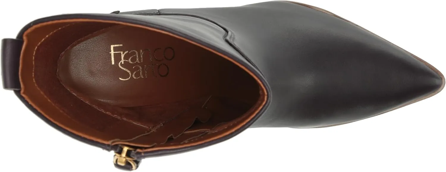 Franco Sarto Women's Etta Pointed Toe Wedge Booties Ankle Boot