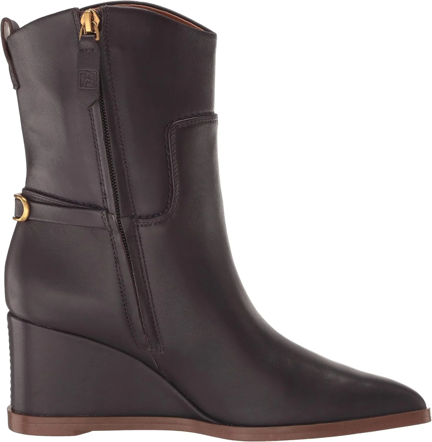 Franco Sarto Women's Etta Pointed Toe Wedge Booties Ankle Boot