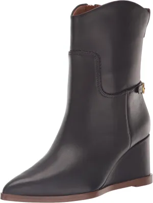 Franco Sarto Women's Etta Pointed Toe Wedge Booties Ankle Boot