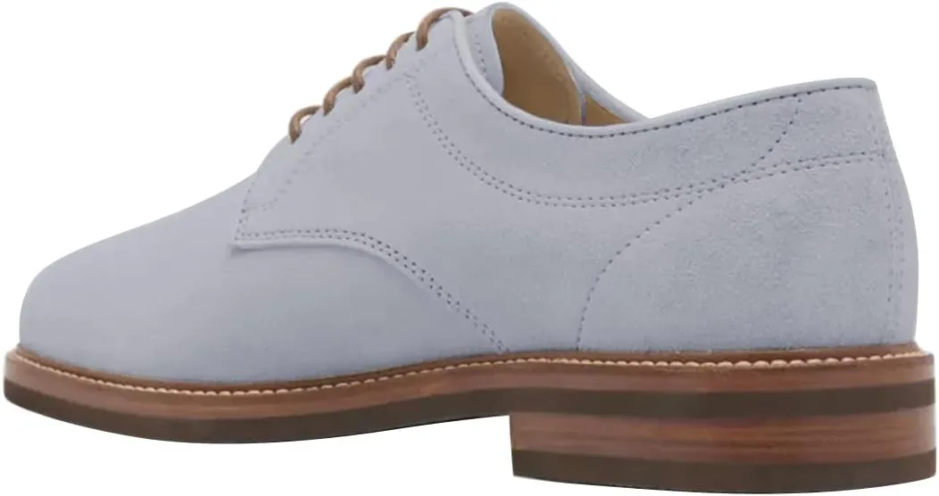 FSJ Men's Oxford Dress Shoes Round Closed Toe Lace-up Low Stacked Heel Wingtip Lovely Light Colors Casual Shoes Size 4-16 US